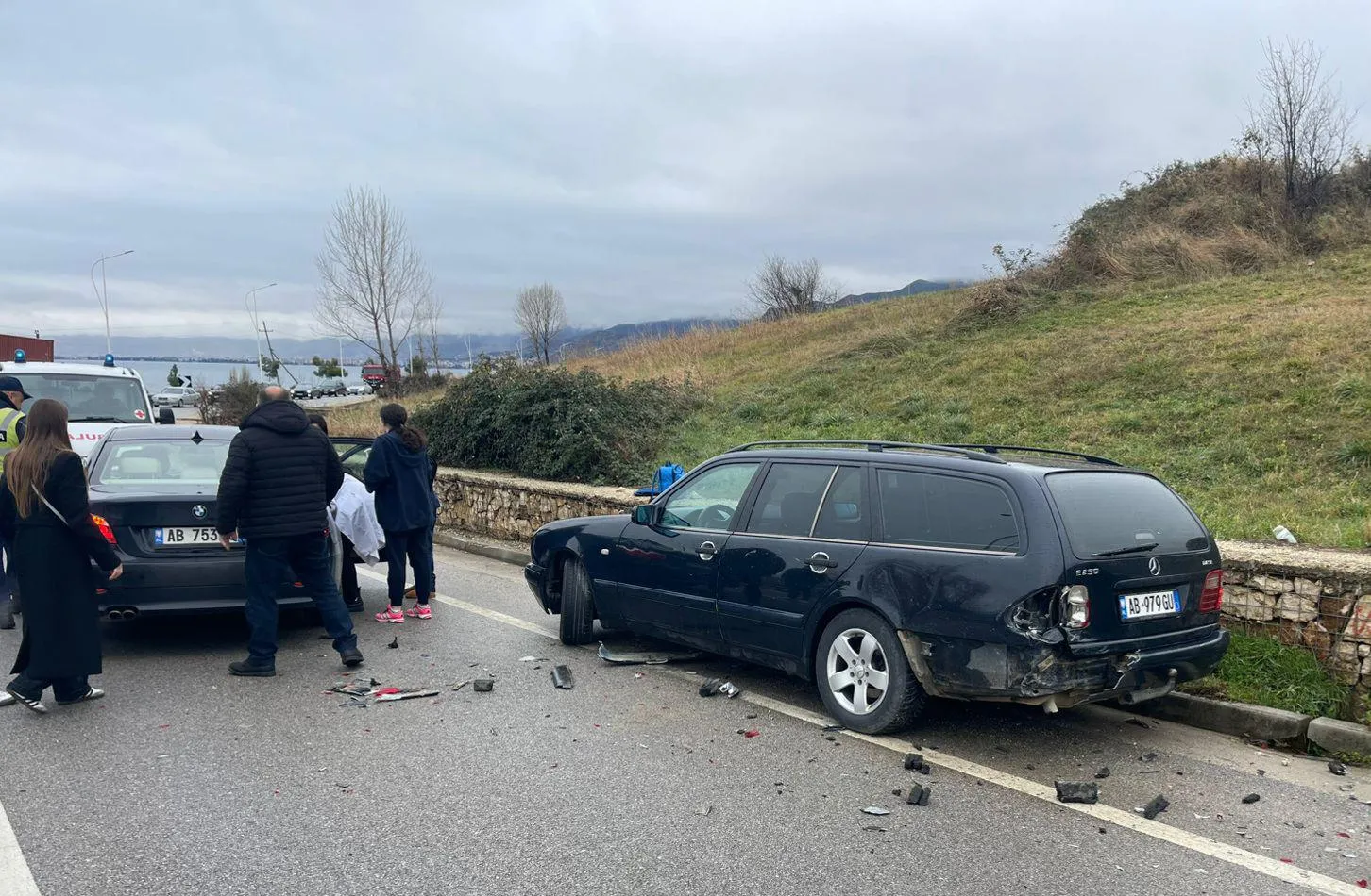 Pogradec-Qafë Thanë,  aksident i trefishtë