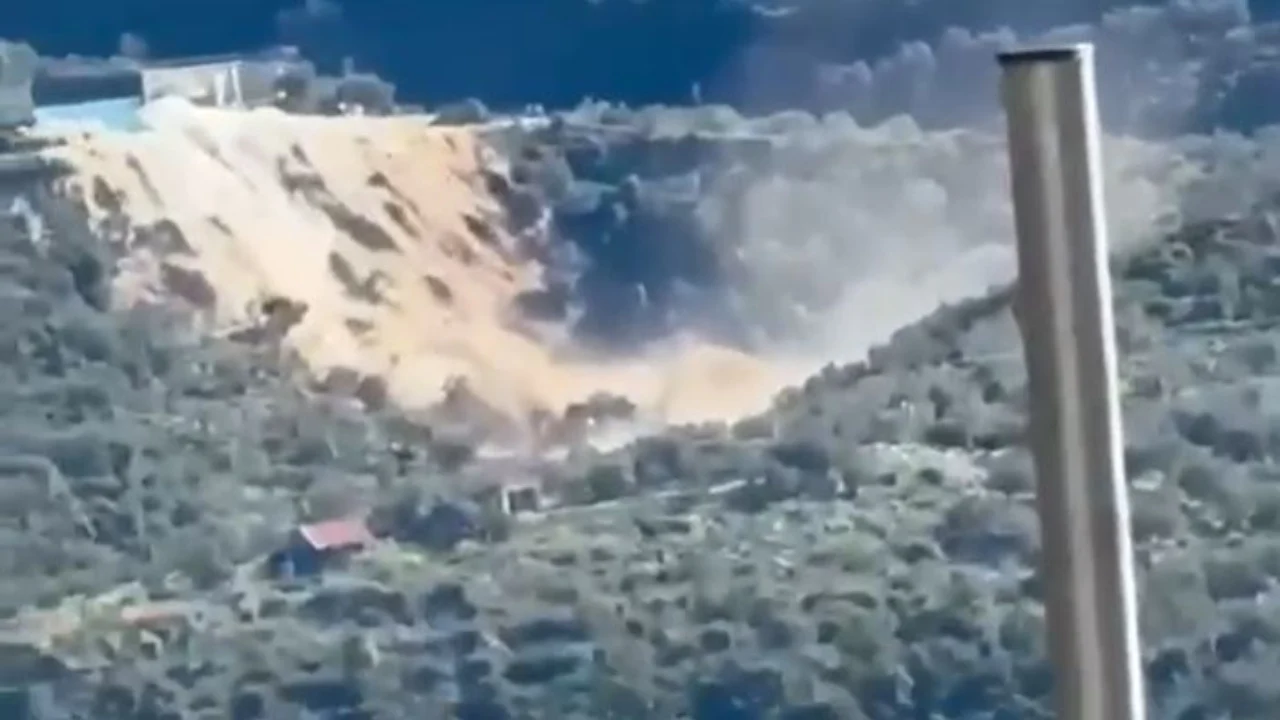 VIDEO/Momenti i shpërthimit të digës në Bunec
