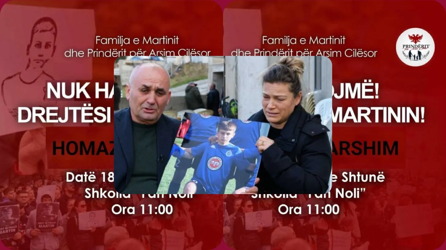 Thirrje për homazh dhe marshim: Nuk Harrojmë! Drejtësi për Martinin!