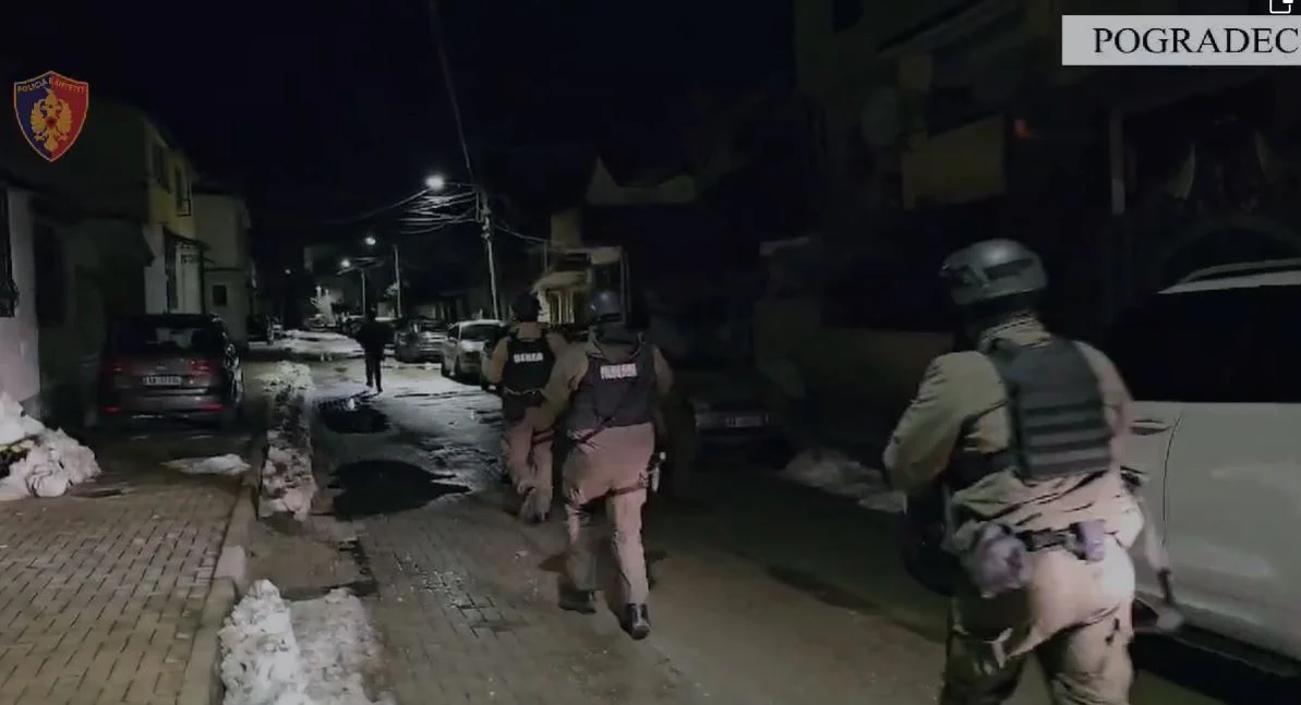 Operacion i madh policor në Pogradec:  6 të arrestuar dhe sekuestrime të shumta