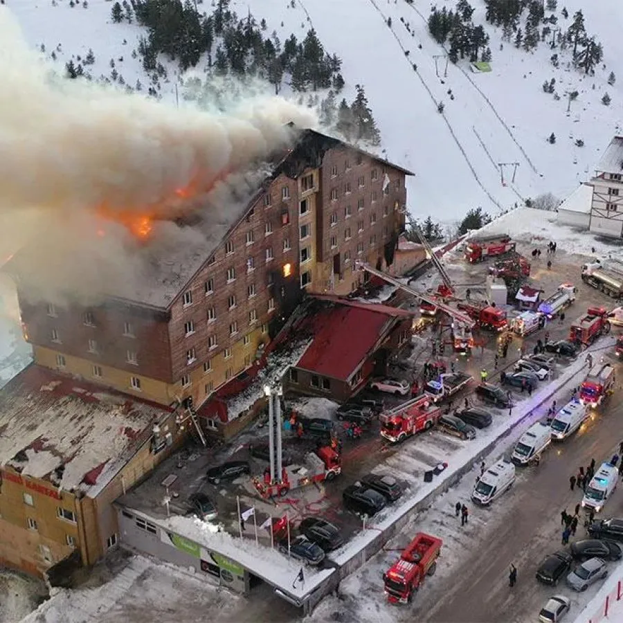 Turqi/  10 të vdekur nga zjarri në një hotel në një vendpushim skish