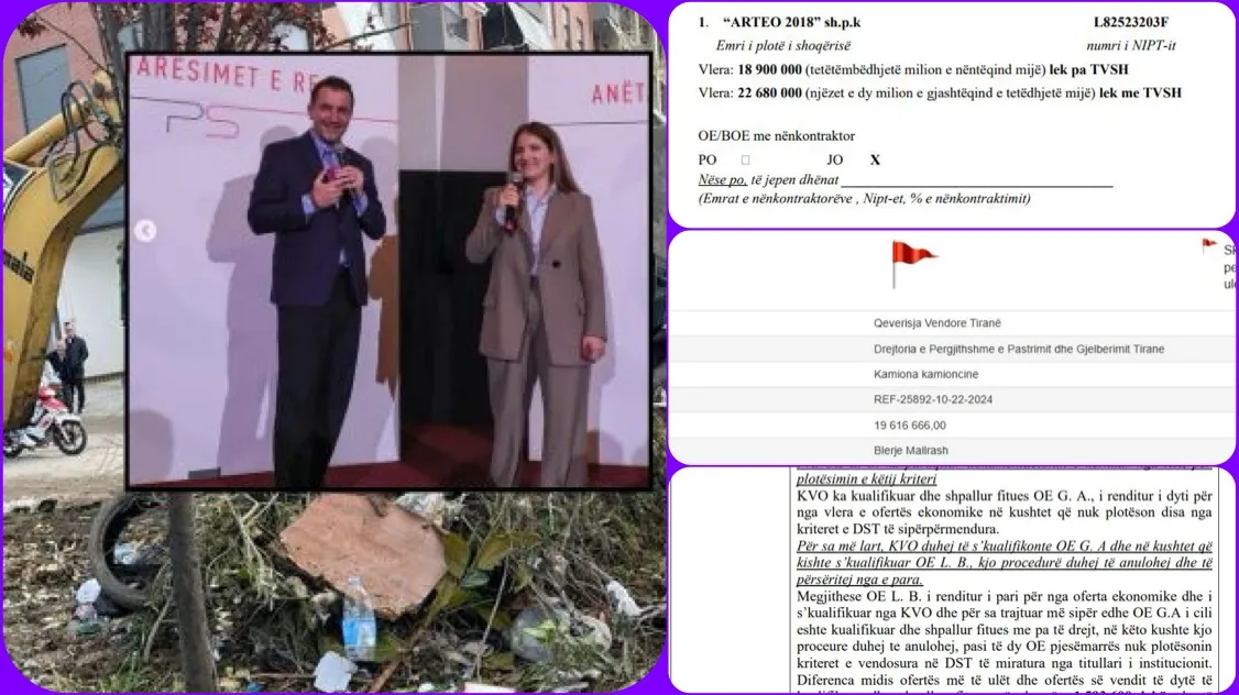 Drejtoresha e Veliajt i jep Sokol Kryeziut 550 MLN lekë për makina të ndryshkura