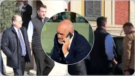 Rama nuk i hapi tefonin  Veliajt, teksa  po e  arrestonin  në zyrë