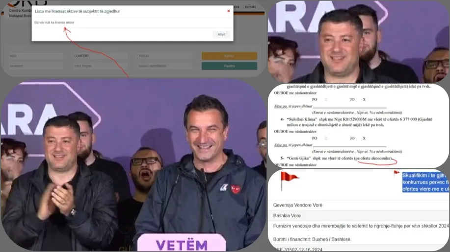Blerim Shera i Vorës, kopsit pazarin e 75 MLN lekëve me Rezart Stërmasin