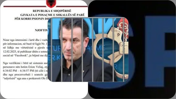 SPAK dhe GJKKO publikojnë procesverbalin e seancës nxjerrim mashtrues Veliajn: Prokurori nuk rezulton t’i jetë drejtuar me fjalën “ndyrësirë” në asnjë moment