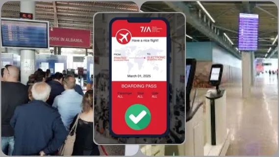 Tani në Aeroportin e Rinasit  check in-i me një klik