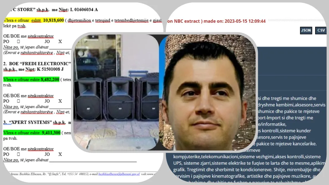 Gledian Llatja blen 130 milionë lekë pajisje fonie nga ‘PC store’ për fushatë