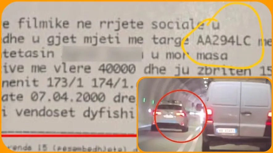 Policia gënjeu Publikun me gjobën e shefit të Burrelit
