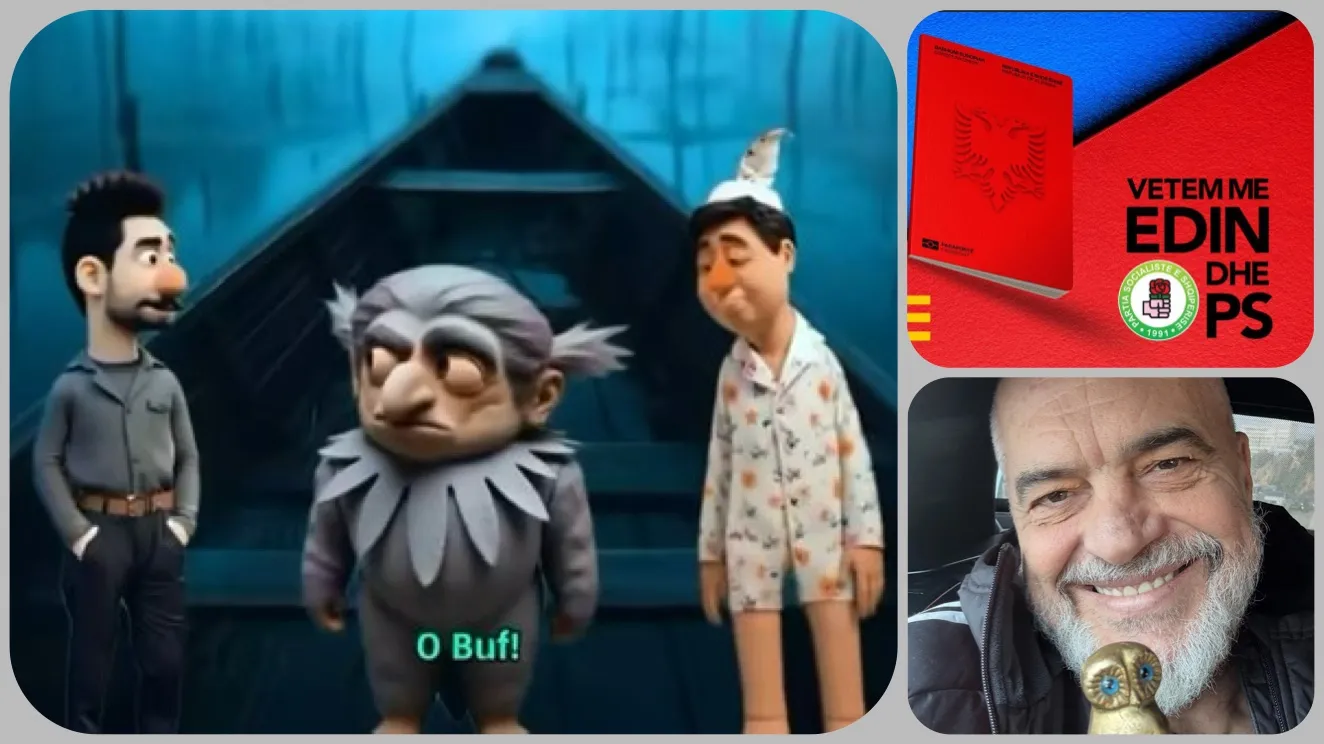 Rama ‘bashkon’  Berishën dhe Lapajn në  videon e animuar