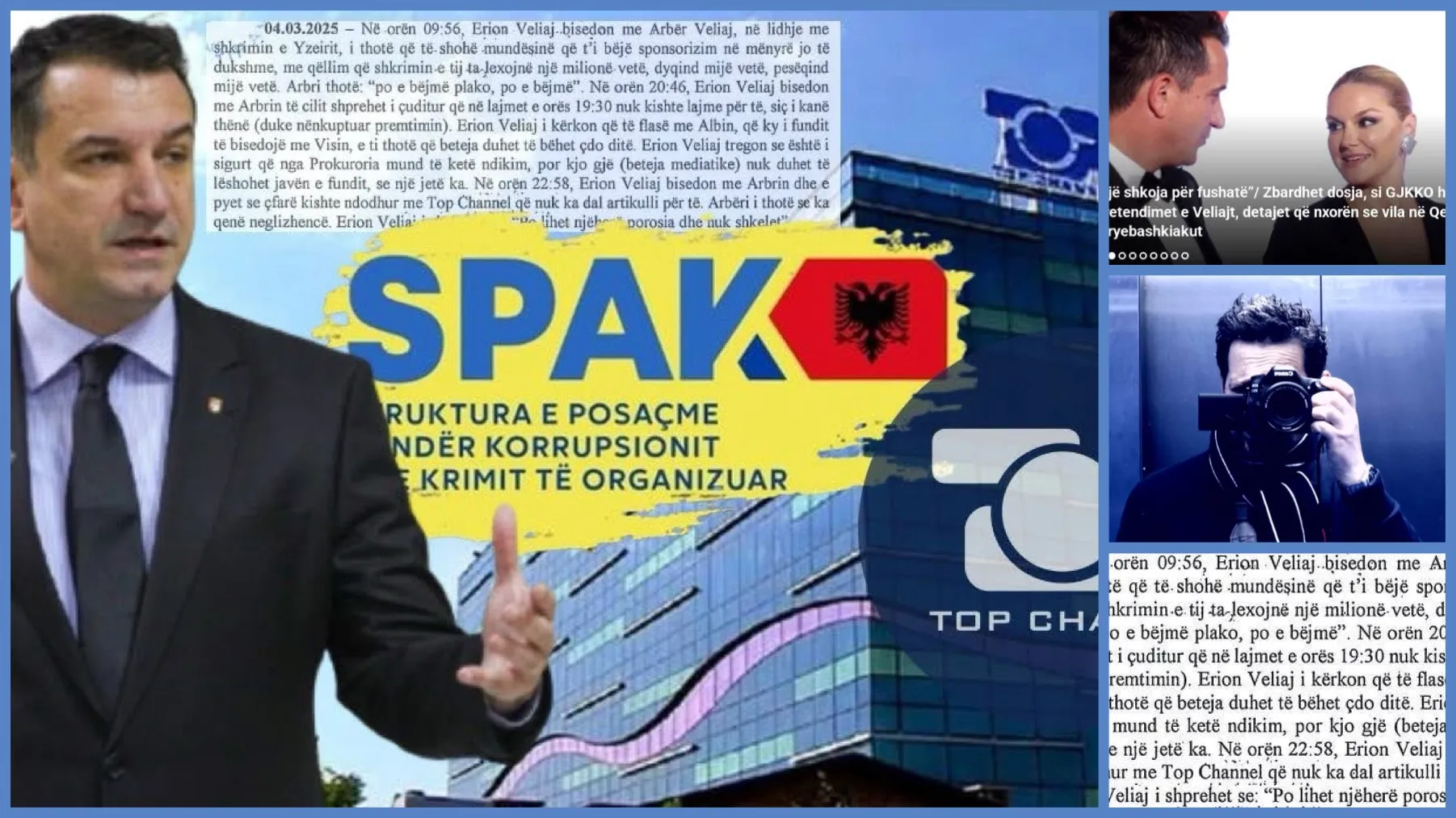 Top Channel, “kryeredaktorja” Balluku dhe kthesa pas përgjimeve të Veliajt