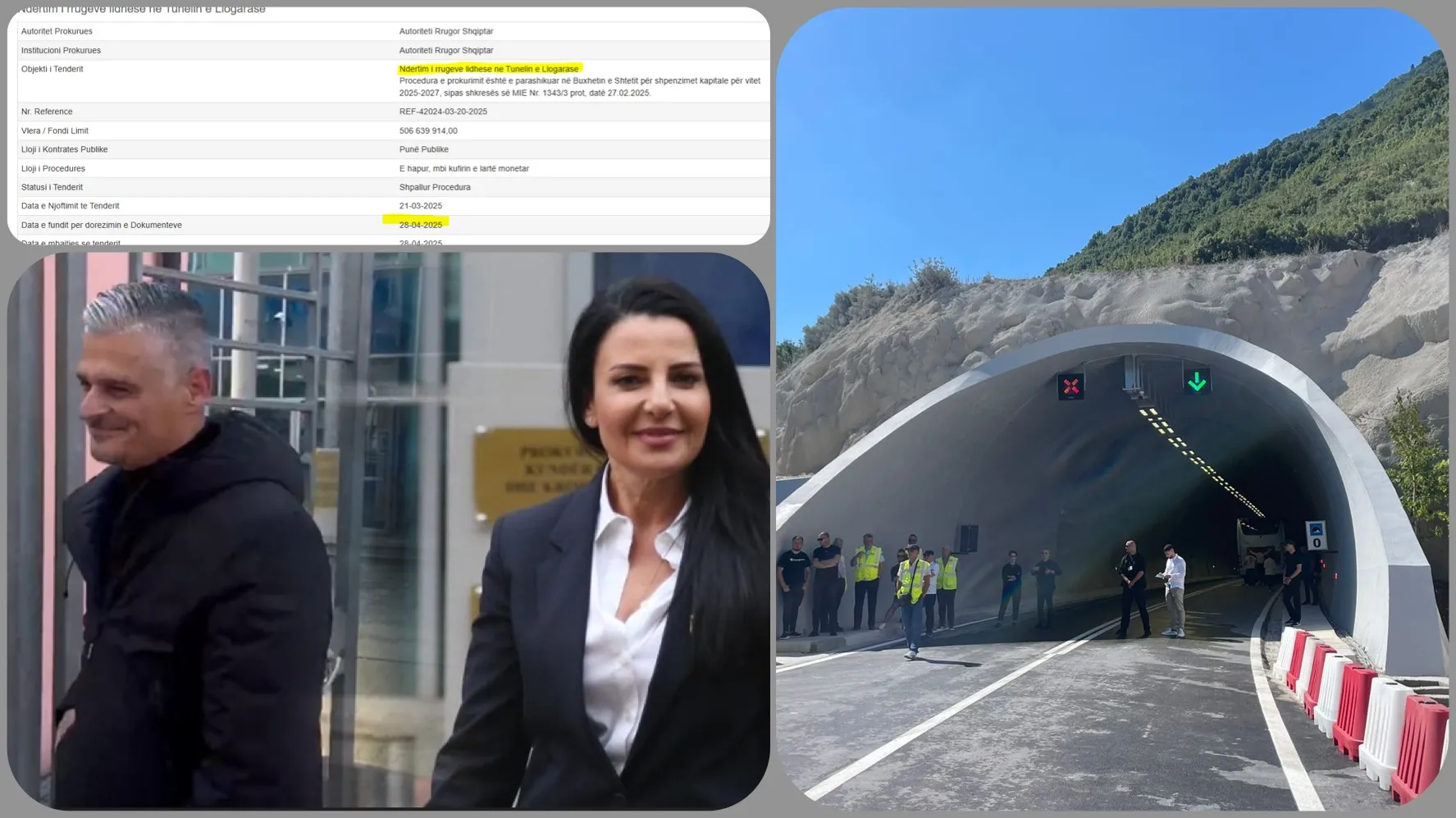 Tuneli i Llogarasë kërkon edhe 5 MLD lekë nga Balluku, anullohet tenderi