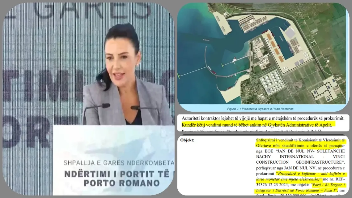 Porti i ri në Durrës, firma belge refuzon të paguajë 2 milionë euro tarifë ankimimi