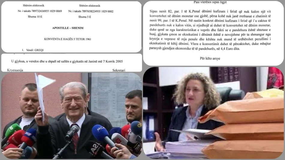 U ndalua të publikohej nga ambasada amerikane, Berisha nxjerr vendimin e dënimit të gjyqtares Gjoka në Greqi
