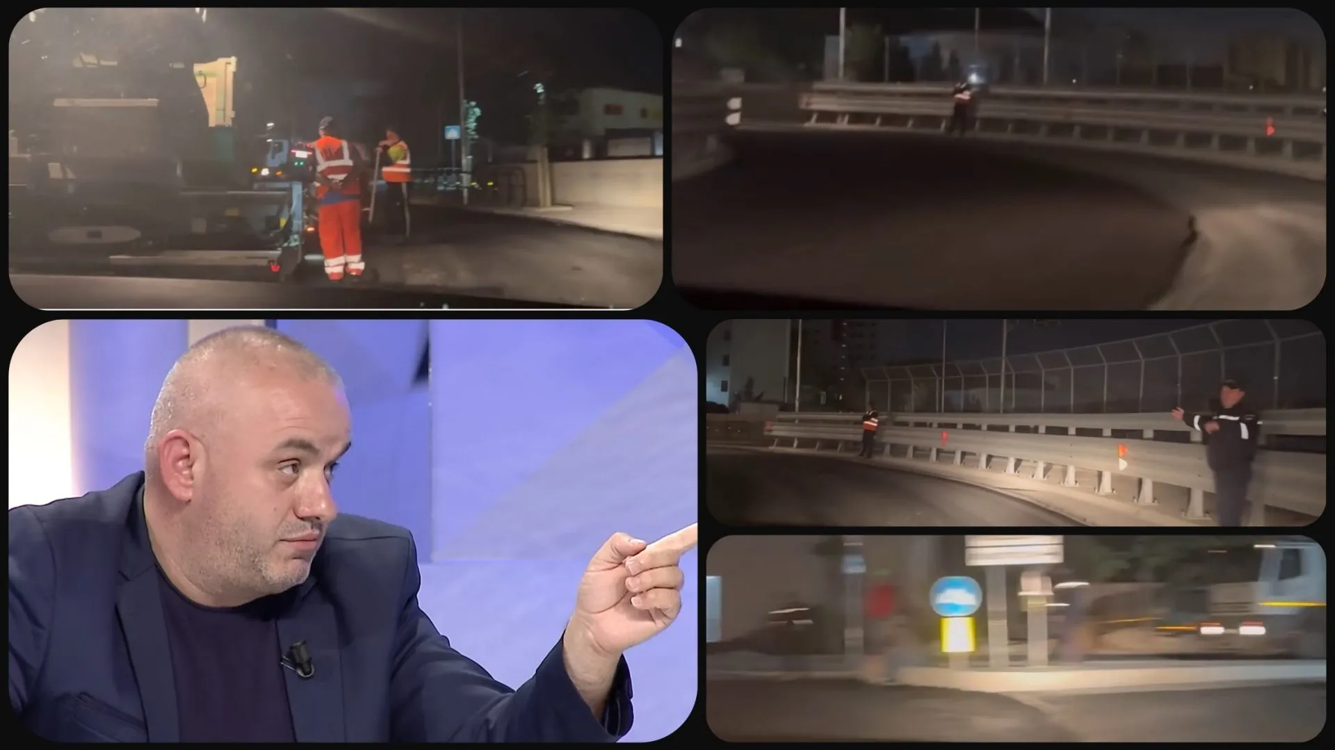 VIDEO/ Gazetari Artan Hoxha denoncon asfaltin elektoral të natës