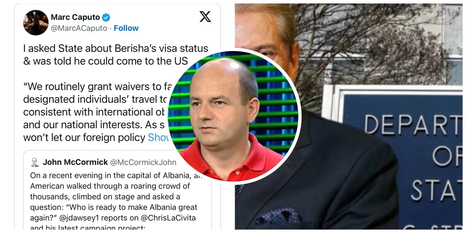 Gazetari tallet keq me  ‘varicarlot’ e medias: Po tani çdo bëhet me ato tonelata çarçafë nga njohësit e fellë të Amelikës…
