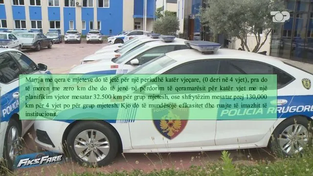 Policia  e Shtetit tender : 38 mijë euro për të marrë 1 makinë me qira!