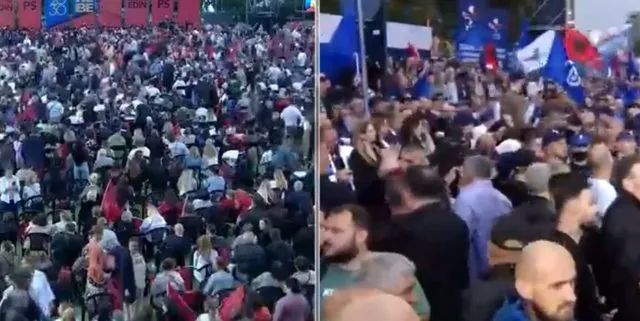 Rama dhe Berisha mbyllin mitingjet e fundit në të njëjtën kohë