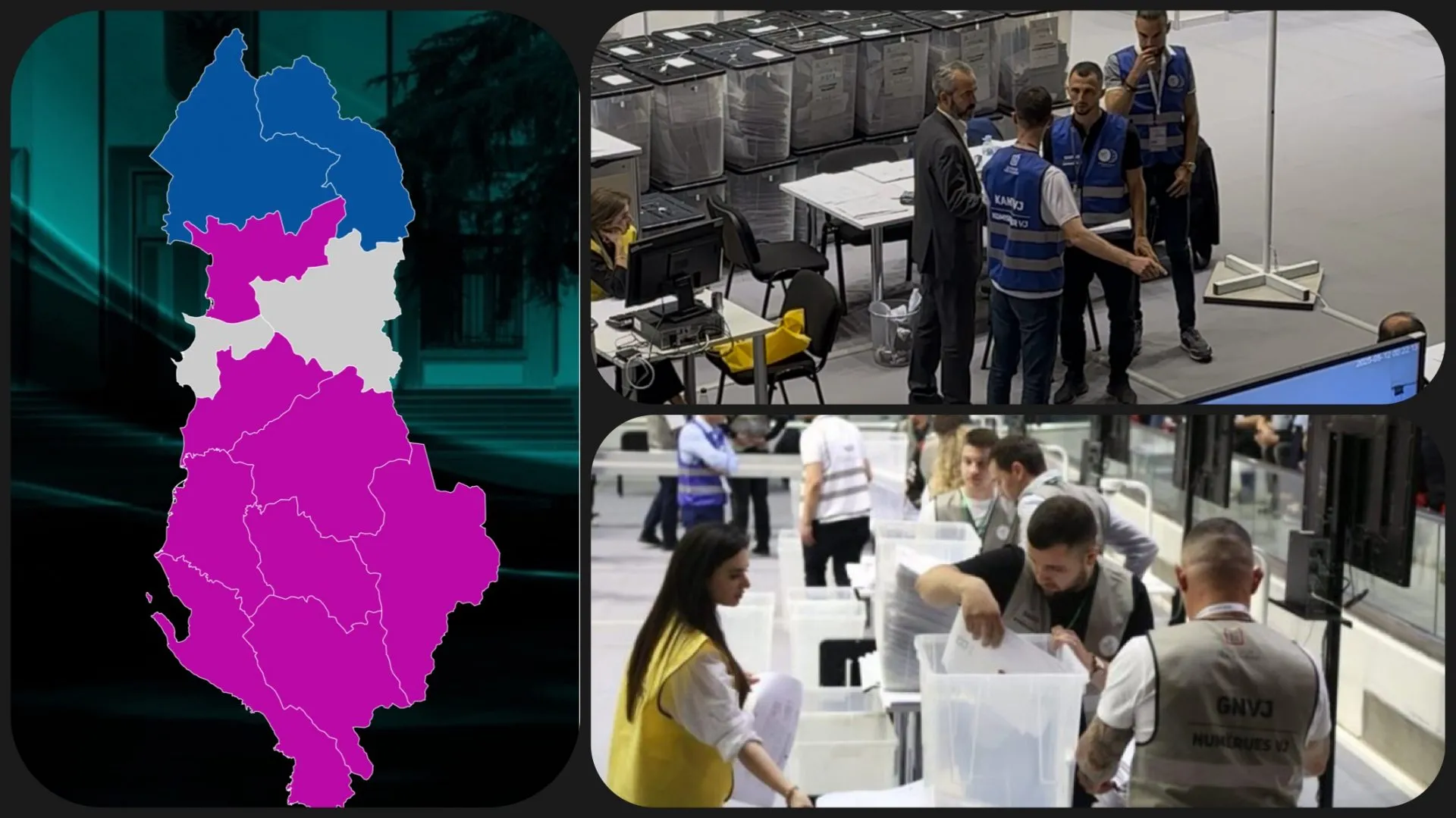 Zgjedhjet 2025/ PS në avantazh të thellë në të gjithë Shqipërinë, vetëm dy qarqe blu