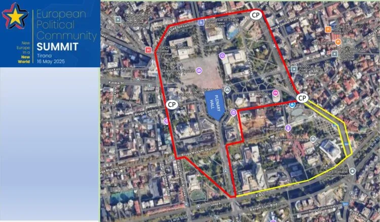 Tirana bllokohet sërish për Samitin e BE/ Ja rrugët ku ndalohet kalimi
