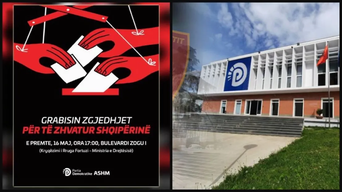 PD protestë sot në Bulevardin e Ri
