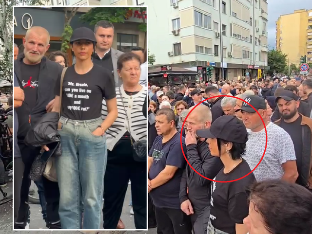 Alma e”Gjicit”  në  protestën e PD
