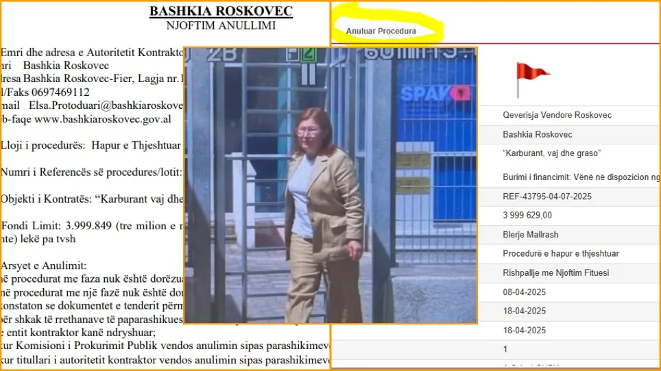 Bufi i dorëzon  tenderat e Roskovecit, Renato Çamit  nën hetim nga SPAK
