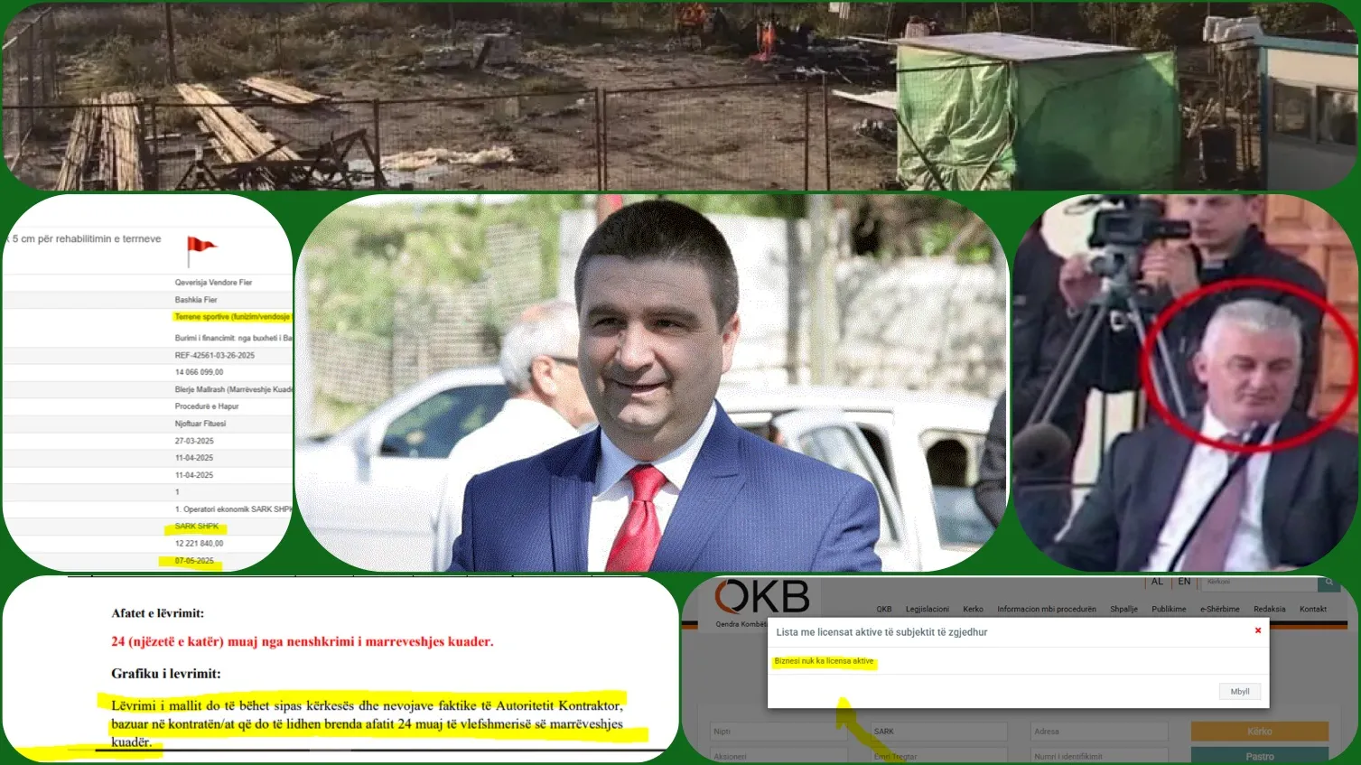 Subashi  i bën ” dhuratë “140 MLN  për bar  sintetik kompanisë së Kajollëve në Fier