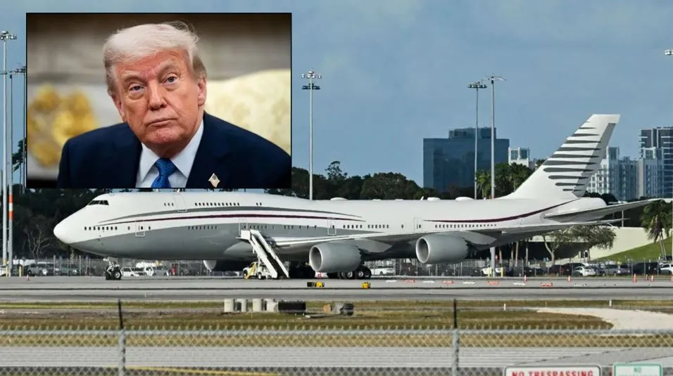 Trump nervozohet dhe përzë gazetarin pasi e pyeti për aeroplanin e dhuruar nga Katari