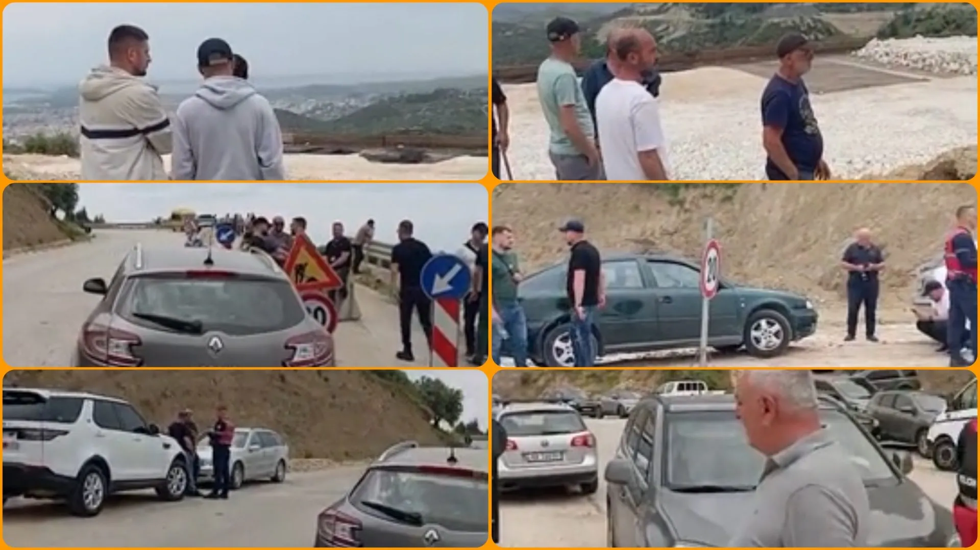 Banorët e Kaninës kundërshtojnë punimet Bypass-in e Vlorës: 100 policë në terren, qytetarët bllokojnë punimet