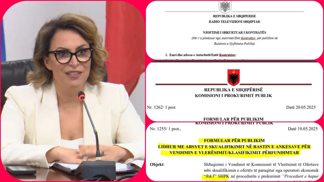 Pezullohet  tenderi 9,1 MLN euro i Eni Vasilit për dekoderat e RTSH-së