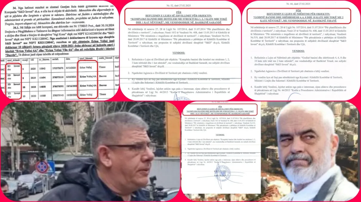 Rama i refuzon dy leje ndërtimi Gent Sulës së “Kodrës së Diellit”