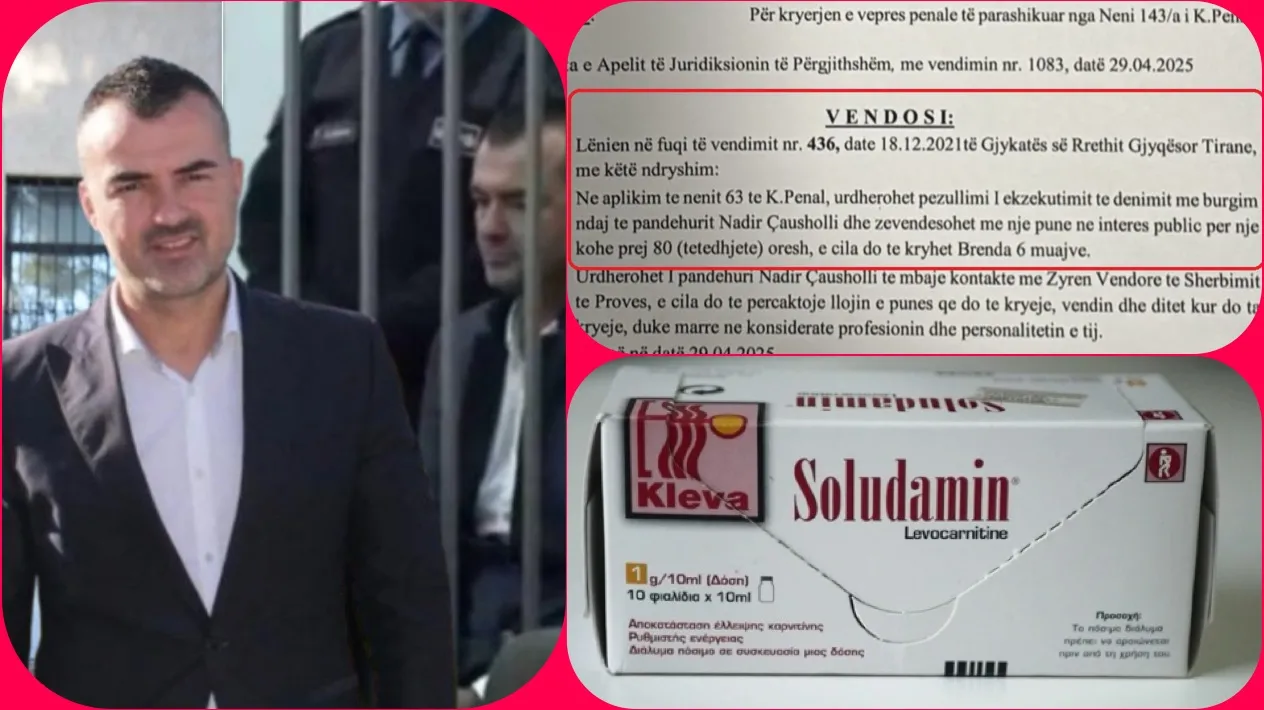 Apelit shpëton nga burgu Nadir Çaushollin e “CFO Pharma”