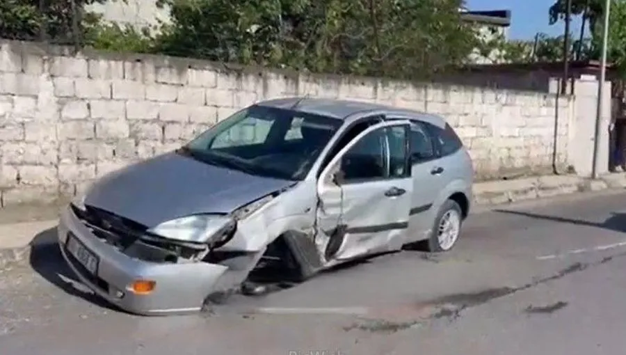 Elbasan,  aksident me 2 persona të plagosur