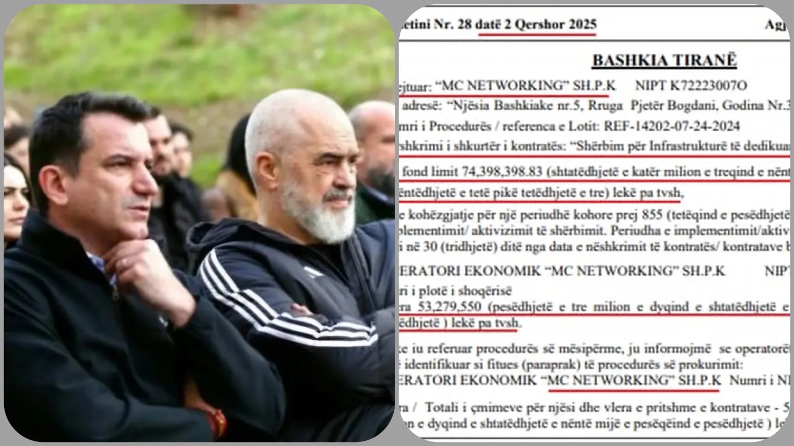 Rama shpërblen me  640 mijë euro nga Bashkia Endri Meksin