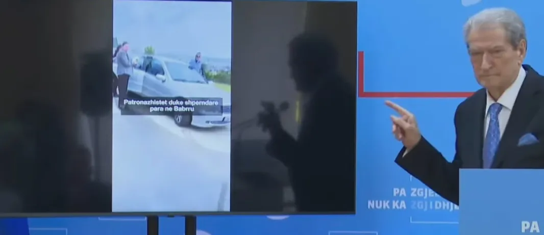 Berisha tregon me video blerjen e votave  në Tiranë
