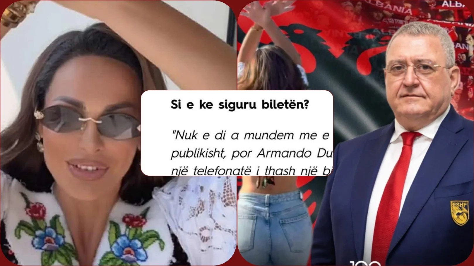 Skandali i Armando Dukës  me biletat  në ndeshjen me Serbinë