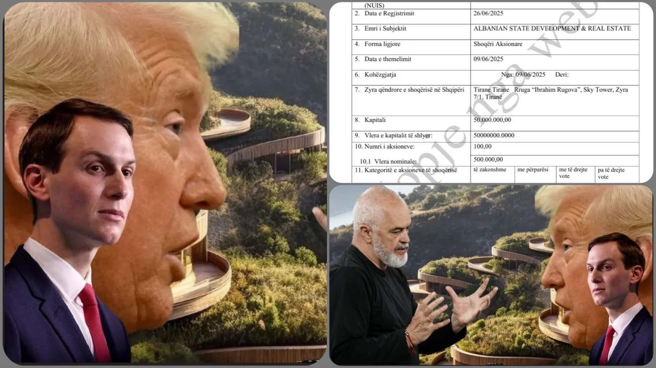 Qeveria krijon kompaninë që do hyjë aksionere tek resorti i Kushner në Sazan