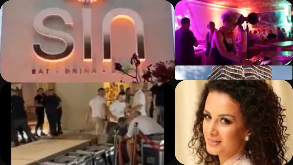Restoranti “Sin” në Palasë , fasada e luksit  dhe pastrimit të parave