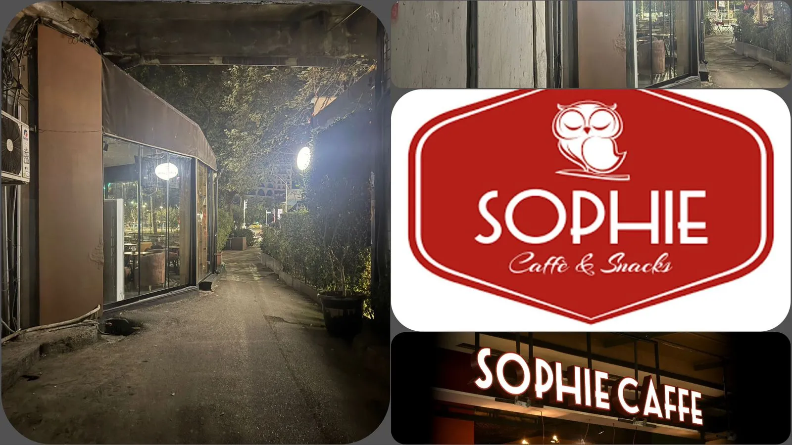 Tuneli i zaptuar me “letra” nga  Sophie Café në zemër të Tiranës