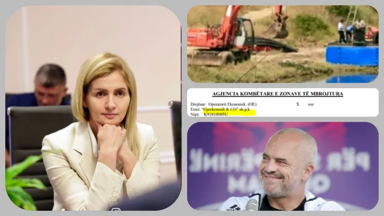 Rama “çliron” sheshet, por pushton Zonat e Mbrojtura me beton