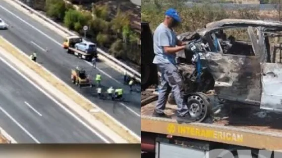 Foto nga rruga Egnatia ku humbën jetën 3 shqiptarë!
