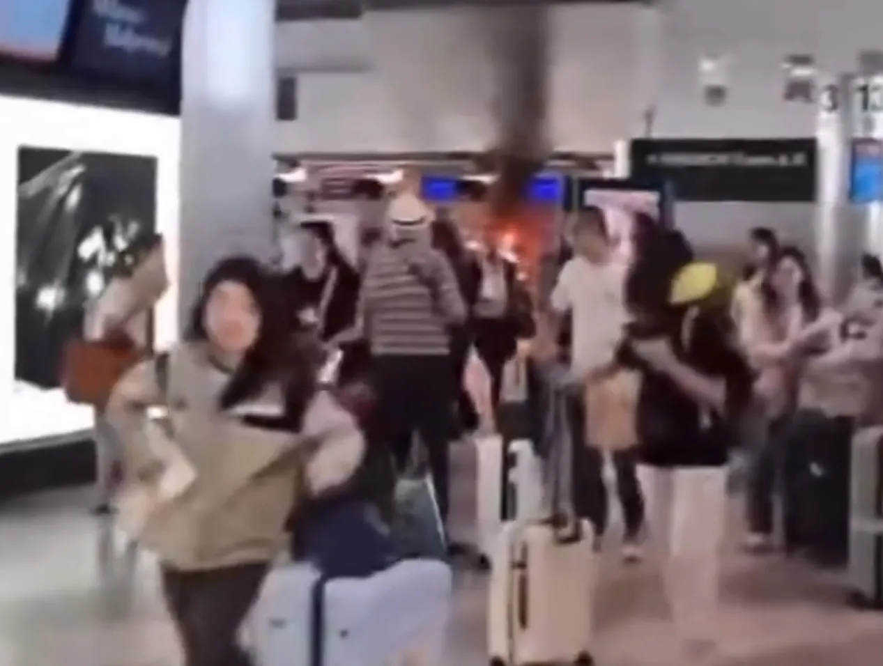 Video/ Momente paniku në aeroportin e Malpensës