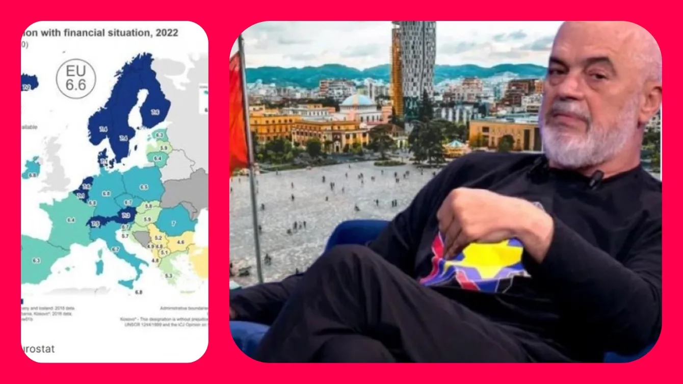 Shqiptarët, lmë të pakënaqurve në Europë me gjendjen financiare