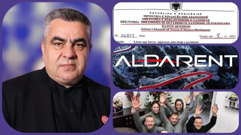 Blendi Gonxhe fshin borxhet e “Albarant Sh.p.k”  nga Tatimet
