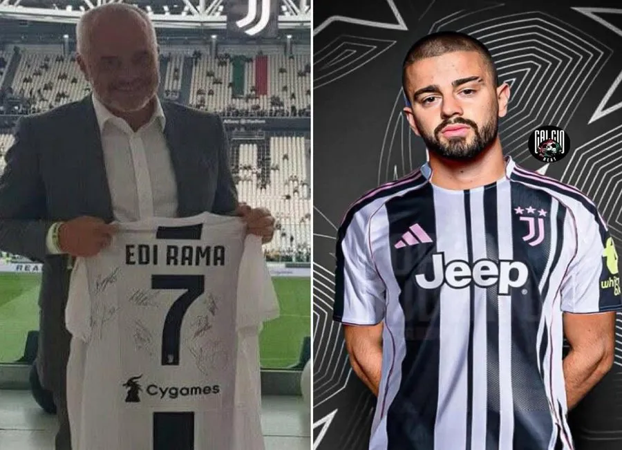 Edi Rama, si drejtor sportiv i Juventusit!