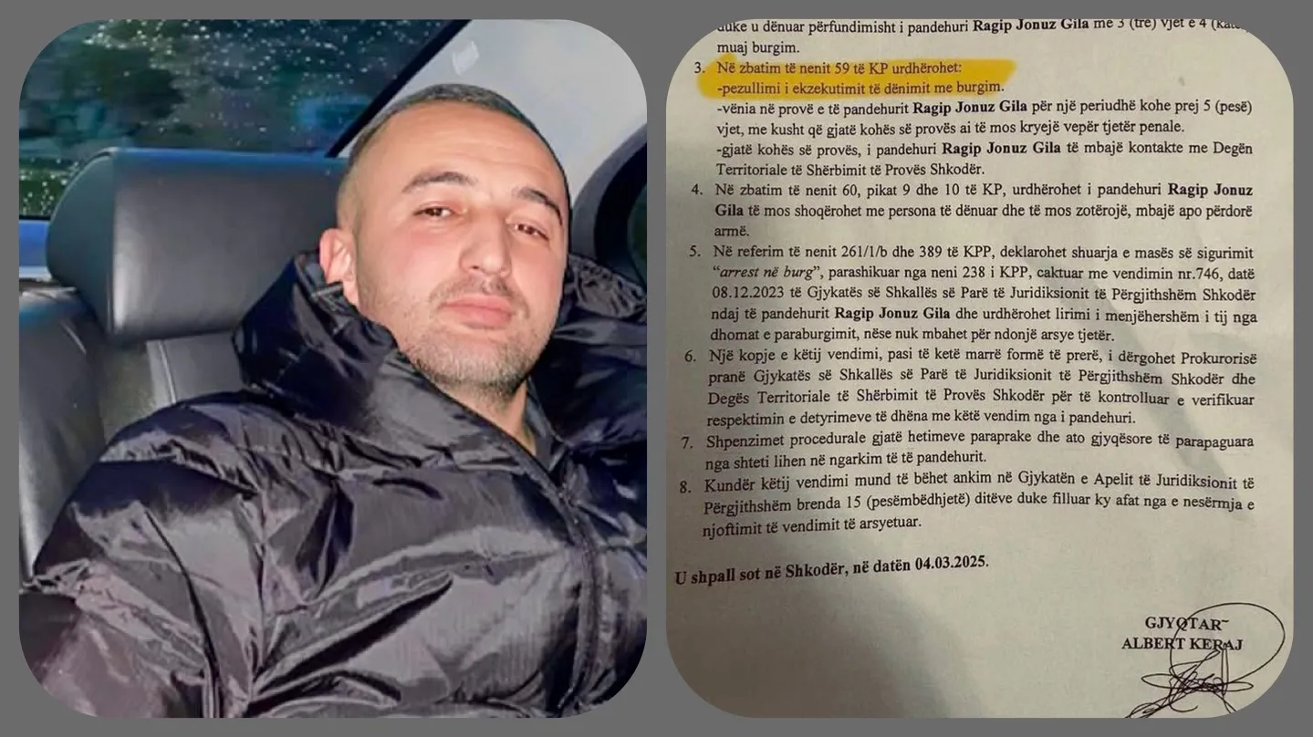 Prokuroria e ankimoi pezullimin e dënimit me burg për Ragip Gilën