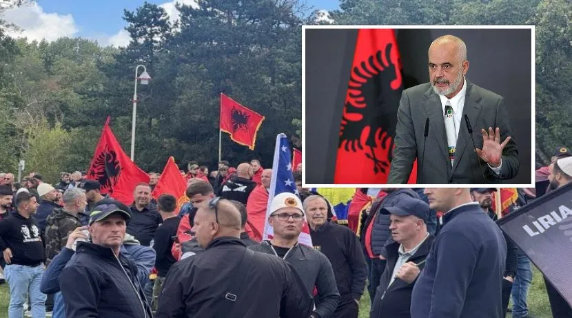 Rama  mbështet  protestën e shqiptarëve në Hagë