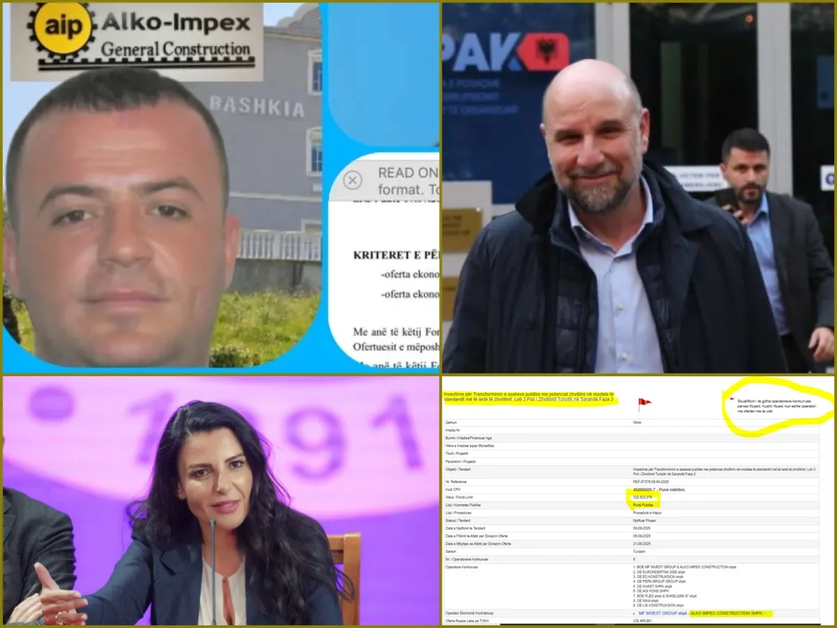 Agolli dhe Arbër Abazi 3,4 miliardë lekë në Sarandë për pishinë