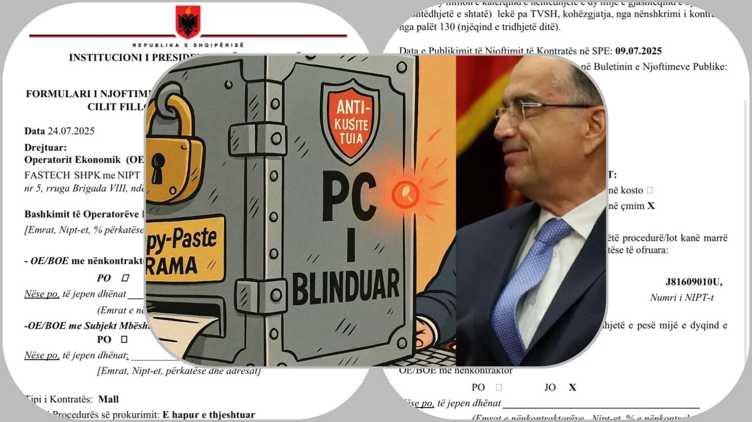 President Begaj bën ujdi me Fastech për PC-në e blinduar