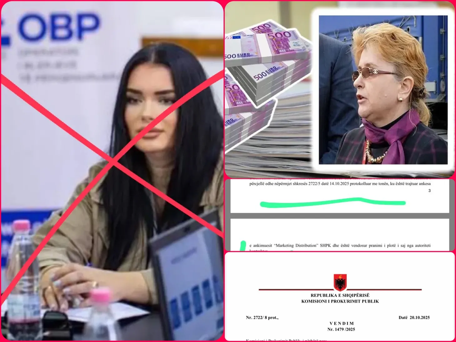 ‘Virgjëresha’ e korrupsionit, Arlinda Poga i jep Vilma Nushit tenderin me hile